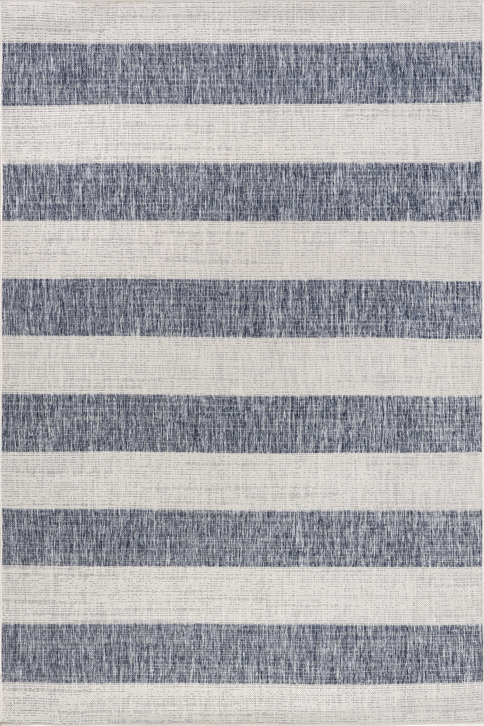 Ariah Wide Stripes Indoor/Outdoor Rug | Blue