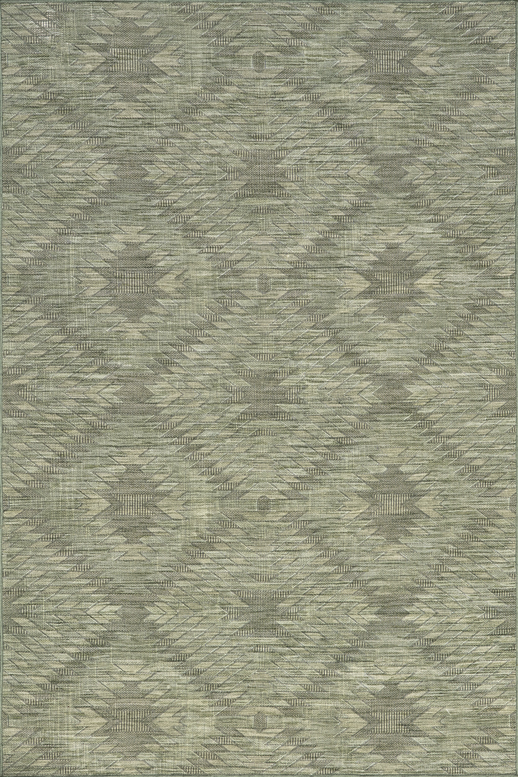 Alva Diamond Washable Rug | Sage Green