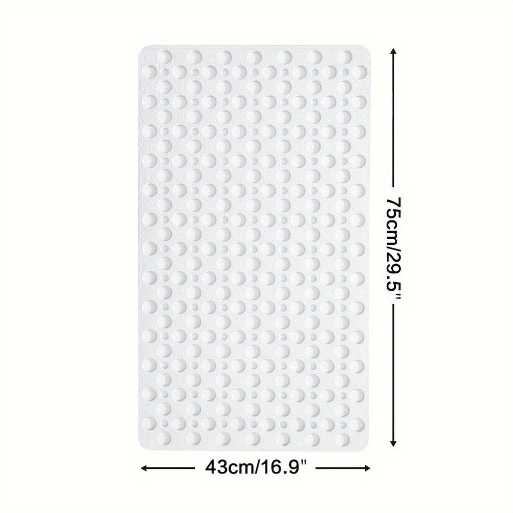 [Non-Slip Bathtub Mat with Suction] DAJIANG Non-Slip Bathtub Mat with Suction Cups - Easy Clean, Durable PVC Shower Rug for Bathroom Safety, Christmas/Halloween Gift Decoration