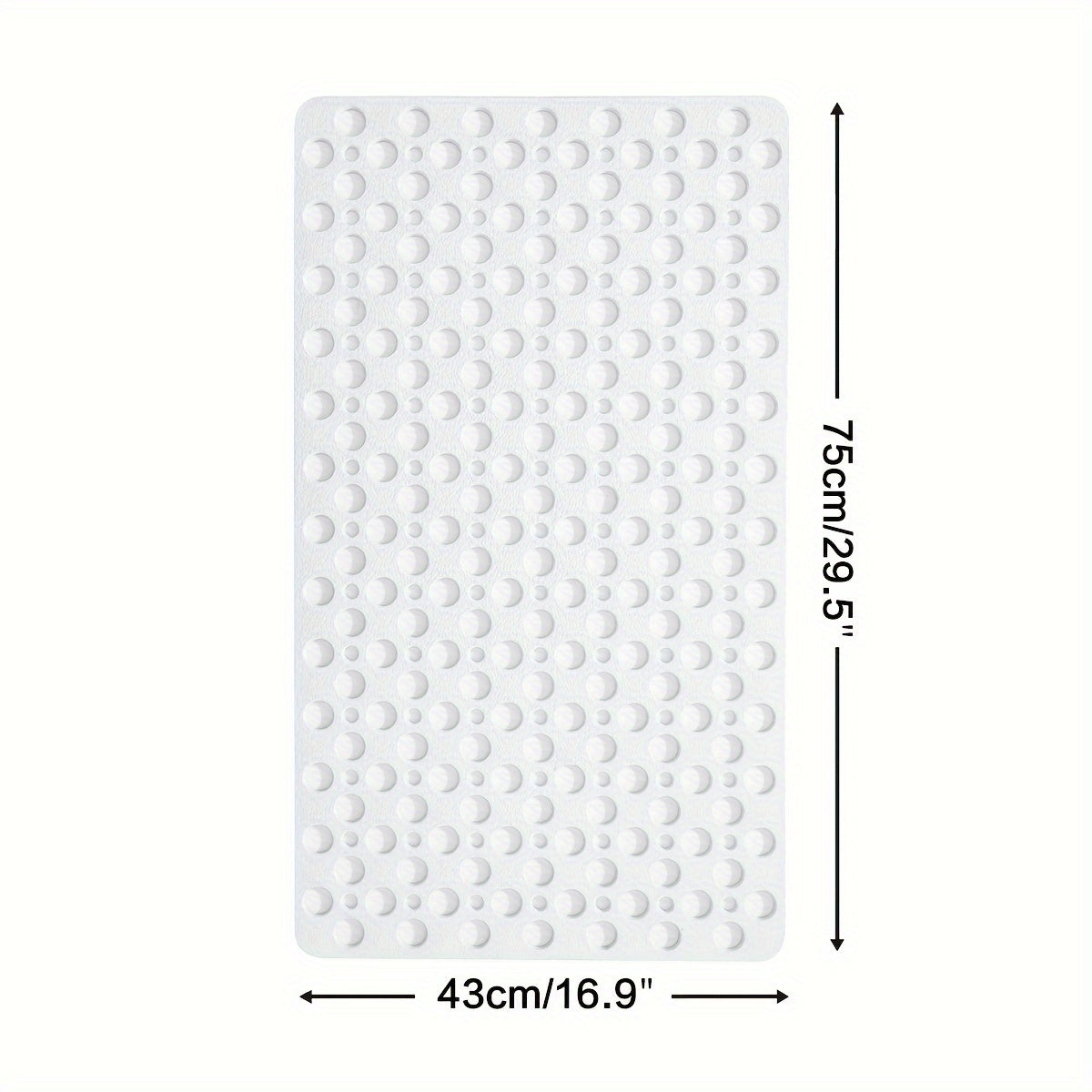 [Non-Slip Bathtub Mat with Suction] DAJIANG Non-Slip Bathtub Mat with Suction Cups - Easy Clean, Durable PVC Shower Rug for Bathroom Safety, Christmas/Halloween Gift Decoration