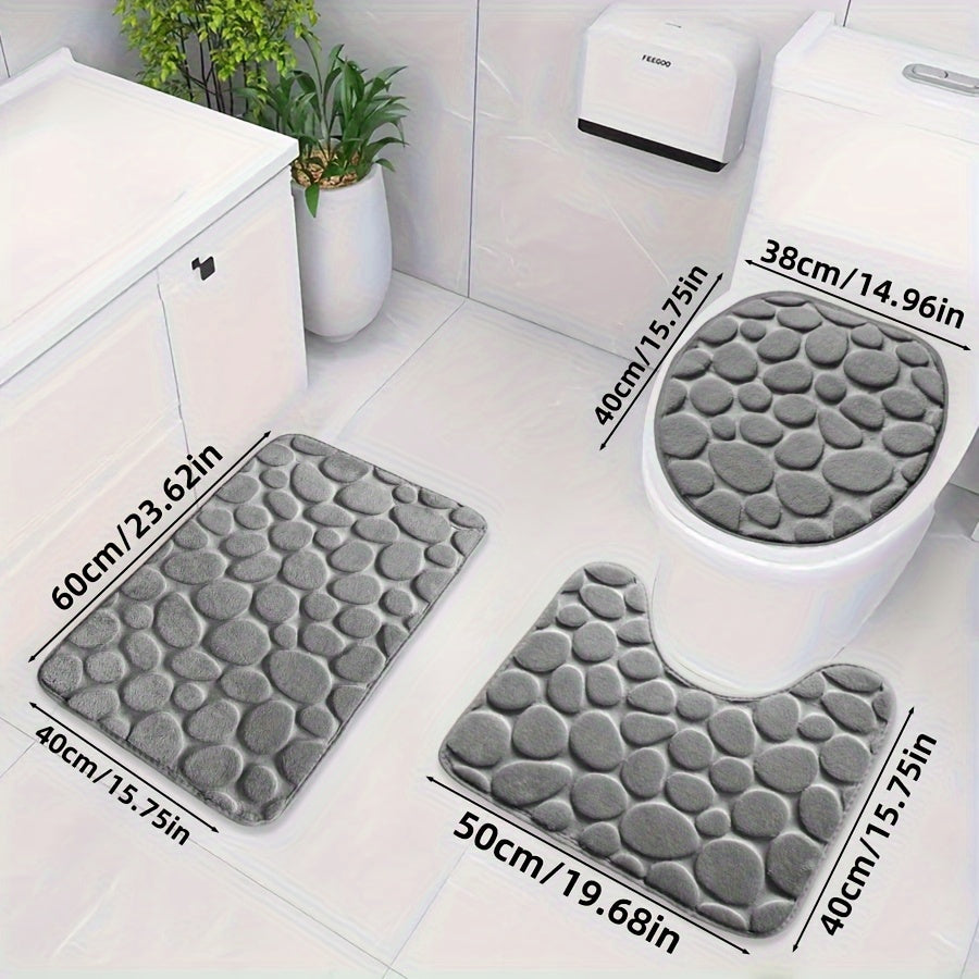 Carpet Bathroom Absorbent Non-Slip Mats, Bathroom Door Mat, Bathtub Floor Mat, Bedroom Carpet, Room Rug, Bathroom Anti-slip Mat, Washable Carpet, Carpet Floor Mat for Bedroom, Outdoor Entrance Floor Mat, Bathroom Accessories, Square Floor Mat, Soft and