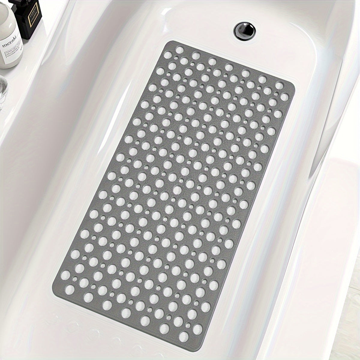 [Non-Slip Bathtub Mat with Suction] DAJIANG Non-Slip Bathtub Mat with Suction Cups - Easy Clean, Durable PVC Shower Rug for Bathroom Safety, Christmas/Halloween Gift Decoration