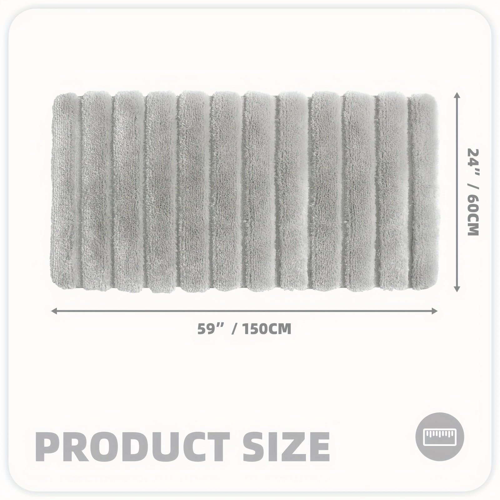1pc Shower Mat, Super Soft Bath Mat, Bath Rugs Non Slip Washable, Thickened And Comfortable Bathroom Rug, Perfect For Bathroom Decor, Christmas Gifts, Bathroom Accessories, Home Decor