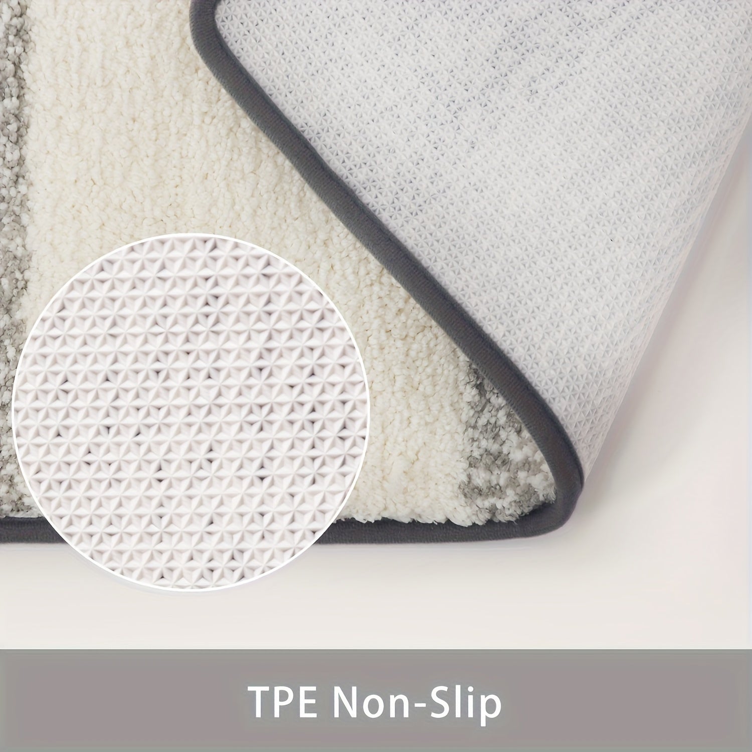 Gradient Microfiber Flocking Floor Mat Polyester Bath Mat Return Foot Mat Multi-Color Optional Non-Slip Mat Bathroom Mat