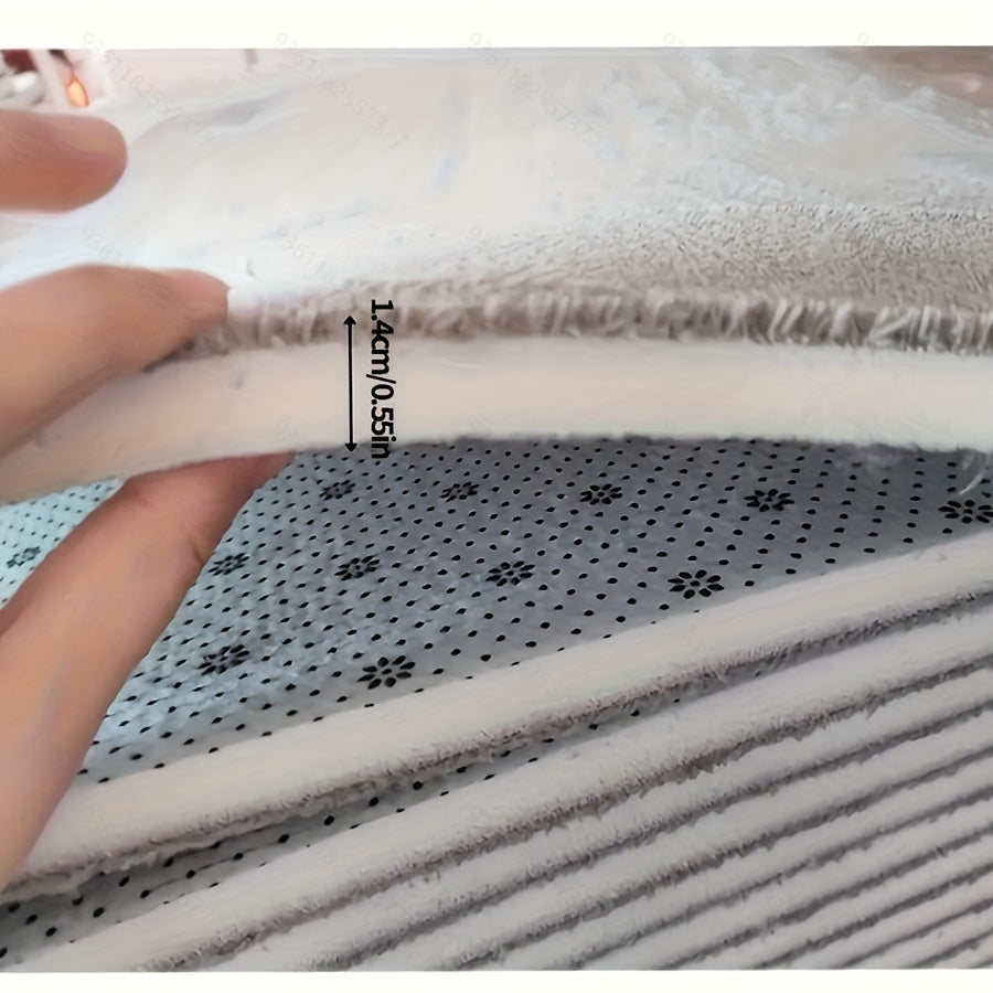 3pcs Memory Thickened Foam Bathroom Rug, Non-slip, Extra Absorbent Soft Bath Mat, Machine Washable, Quick Absorbent, Quick Dry, Thickened Non-slip, Fade Resistant, Suitable for Bedroom, Bathroom, Room Decoration, Carpet Soft and Comfortable