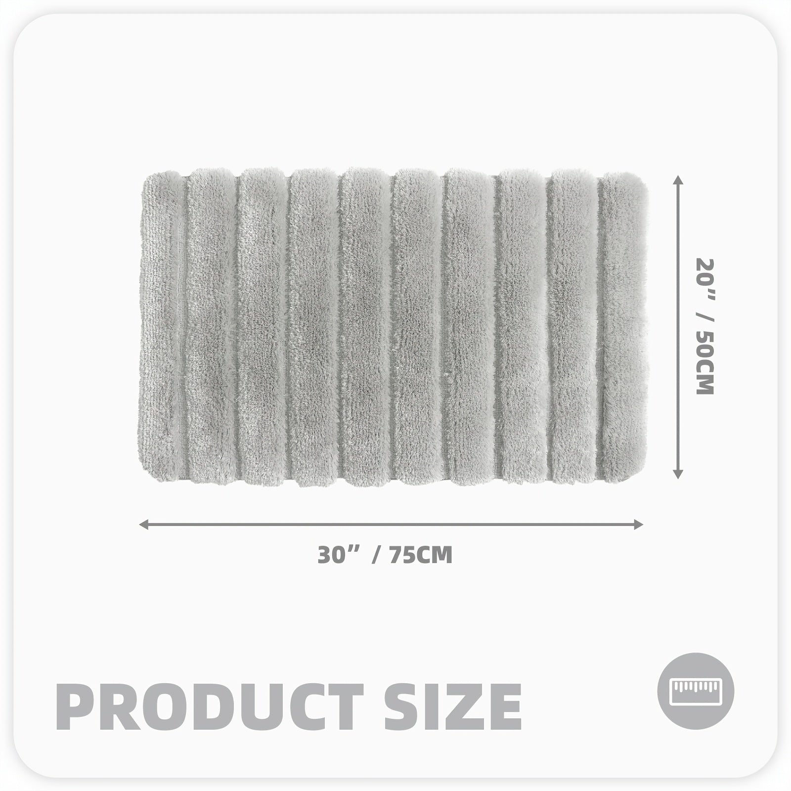 1pc Shower Mat, Super Soft Bath Mat, Bath Rugs Non Slip Washable, Thickened And Comfortable Bathroom Rug, Perfect For Bathroom Decor, Christmas Gifts, Bathroom Accessories, Home Decor