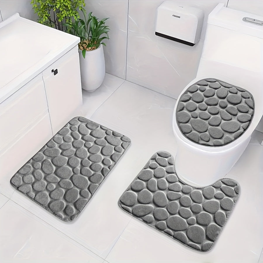 Carpet Bathroom Absorbent Non-Slip Mats, Bathroom Door Mat, Bathtub Floor Mat, Bedroom Carpet, Room Rug, Bathroom Anti-slip Mat, Washable Carpet, Carpet Floor Mat for Bedroom, Outdoor Entrance Floor Mat, Bathroom Accessories, Square Floor Mat, Soft and