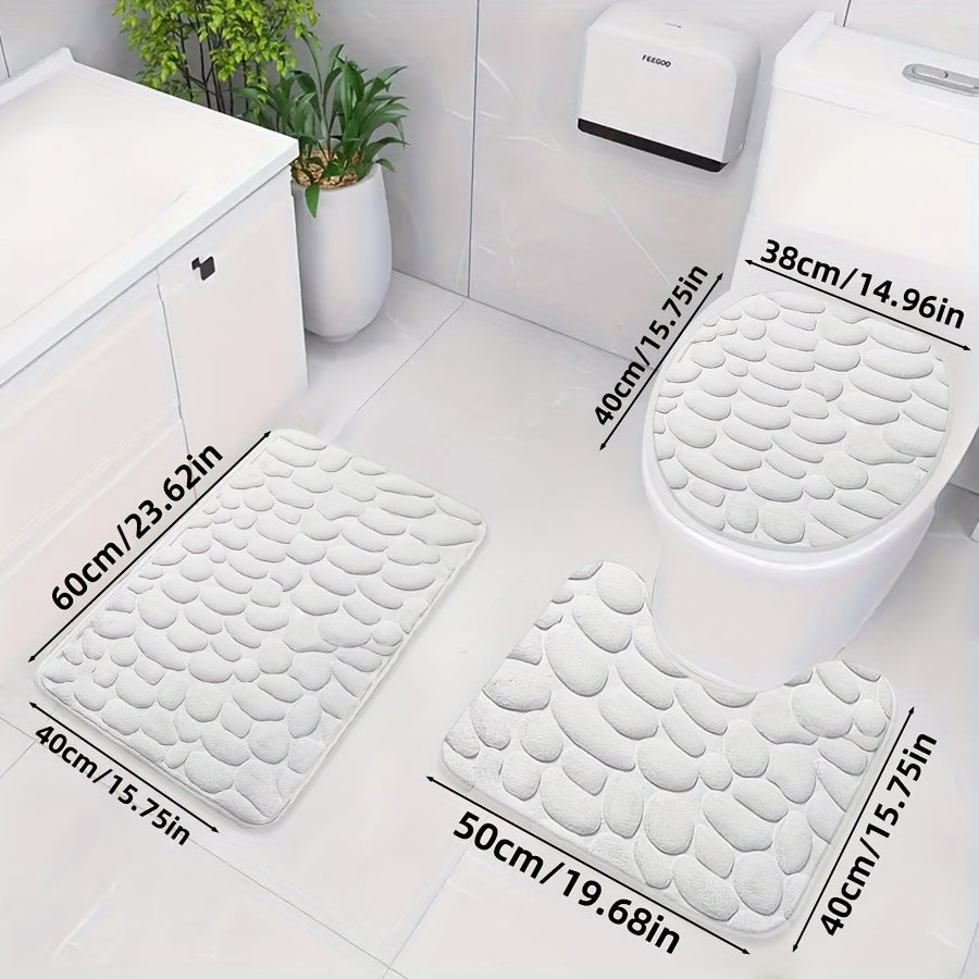 Carpet Bathroom Absorbent Non-Slip Mats, Bathroom Door Mat, Bathtub Floor Mat, Bedroom Carpet, Room Rug, Bathroom Anti-slip Mat, Washable Carpet, Carpet Floor Mat for Bedroom, Outdoor Entrance Floor Mat, Bathroom Accessories, Square Floor Mat, Soft and
