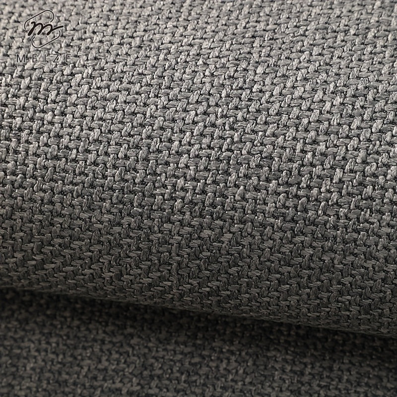 [Water-Absorbent Door Mat] Meize Style 1pc Rubber Braided Light Gray/Beige/Coffee Door Mat | Water-Absorbent And Non-Slip Solid Color Woven Texture Entrance Mat with Rubber Backing, Soft And Comfortable, Suitable for Doorways, Bedrooms, Kitchens,