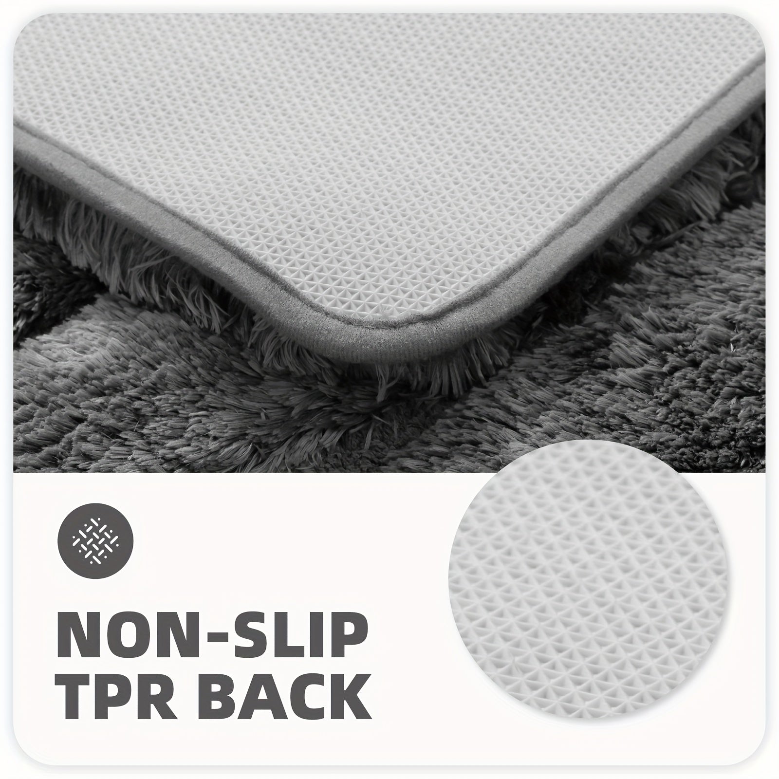 1pc Shower Mat, Super Soft Bath Mat, Bath Rugs Non Slip Washable, Thickened And Comfortable Bathroom Rug, Perfect For Bathroom Decor, Christmas Gifts, Bathroom Accessories, Home Decor