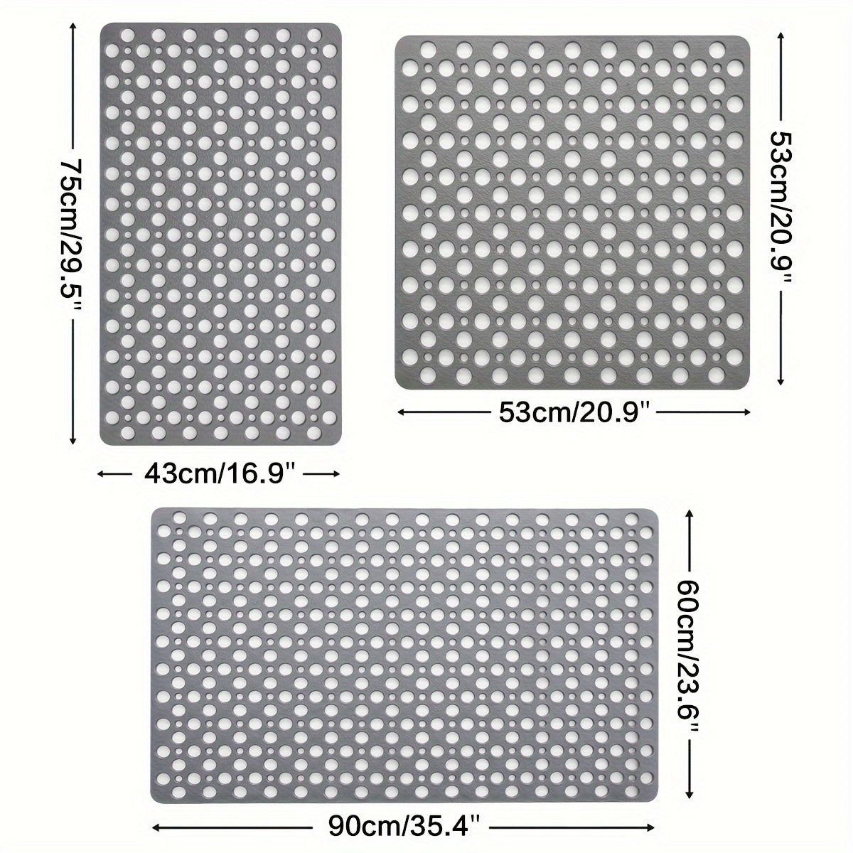 [Non-Slip Bathtub Mat with Suction] DAJIANG Non-Slip Bathtub Mat with Suction Cups - Easy Clean, Durable PVC Shower Rug for Bathroom Safety, Christmas/Halloween Gift Decoration