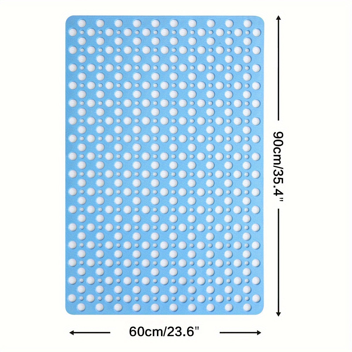[Non-Slip Bathtub Mat with Suction] DAJIANG Non-Slip Bathtub Mat with Suction Cups - Easy Clean, Durable PVC Shower Rug for Bathroom Safety, Christmas/Halloween Gift Decoration