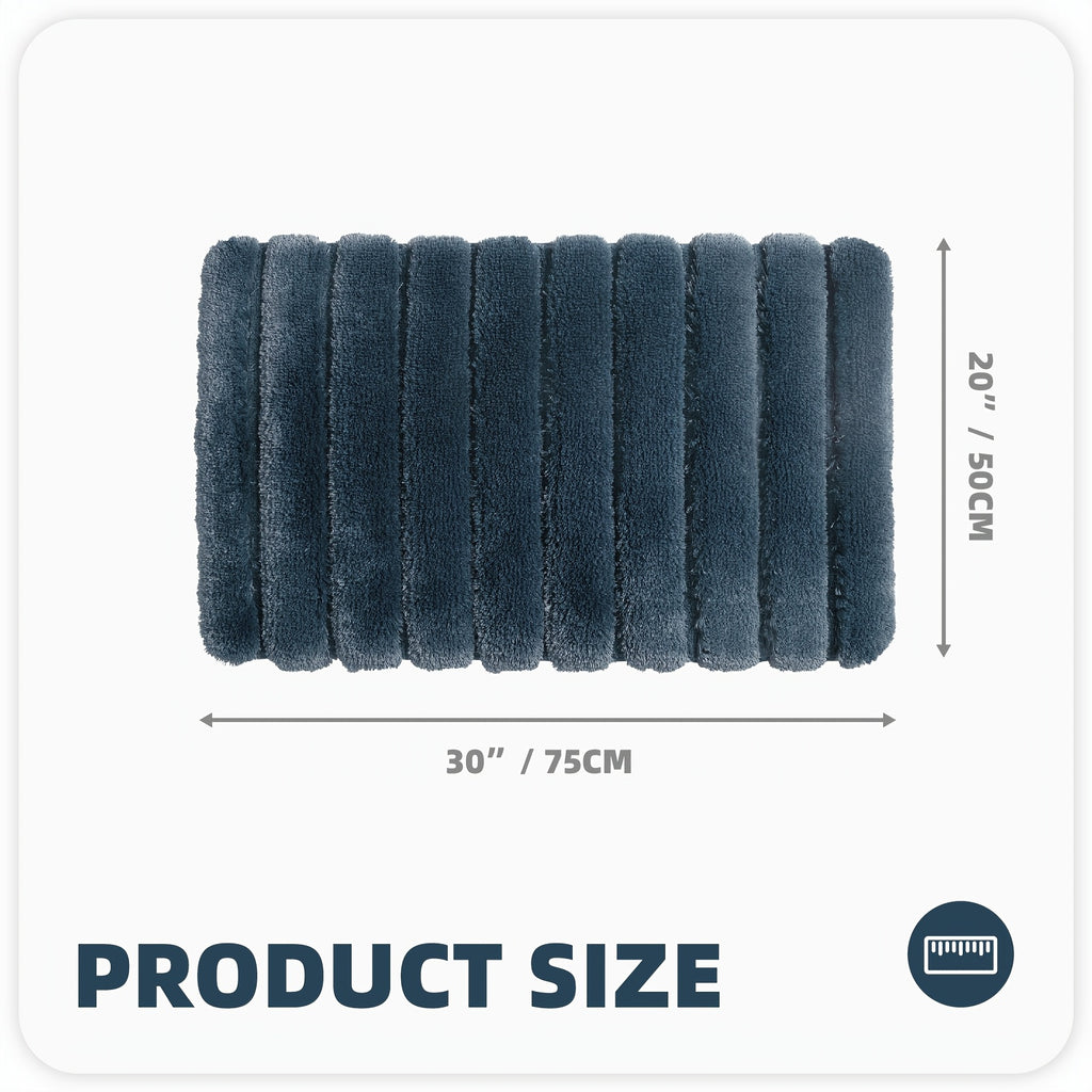 1pc Shower Mat, Super Soft Bath Mat, Bath Rugs Non Slip Washable, Thickened And Comfortable Bathroom Rug, Perfect For Bathroom Decor, Christmas Gifts, Bathroom Accessories, Home Decor