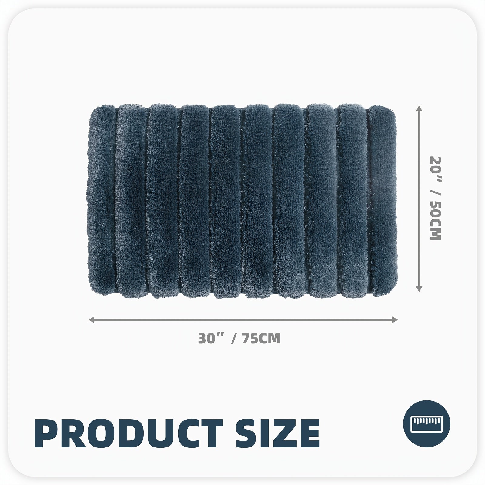 1pc Shower Mat, Super Soft Bath Mat, Bath Rugs Non Slip Washable, Thickened And Comfortable Bathroom Rug, Perfect For Bathroom Decor, Christmas Gifts, Bathroom Accessories, Home Decor