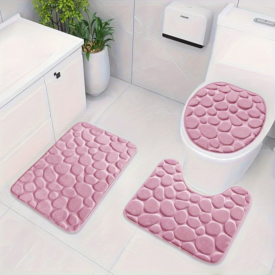 Carpet Bathroom Absorbent Non-Slip Mats, Bathroom Door Mat, Bathtub Floor Mat, Bedroom Carpet, Room Rug, Bathroom Anti-slip Mat, Washable Carpet, Carpet Floor Mat for Bedroom, Outdoor Entrance Floor Mat, Bathroom Accessories, Square Floor Mat, Soft and