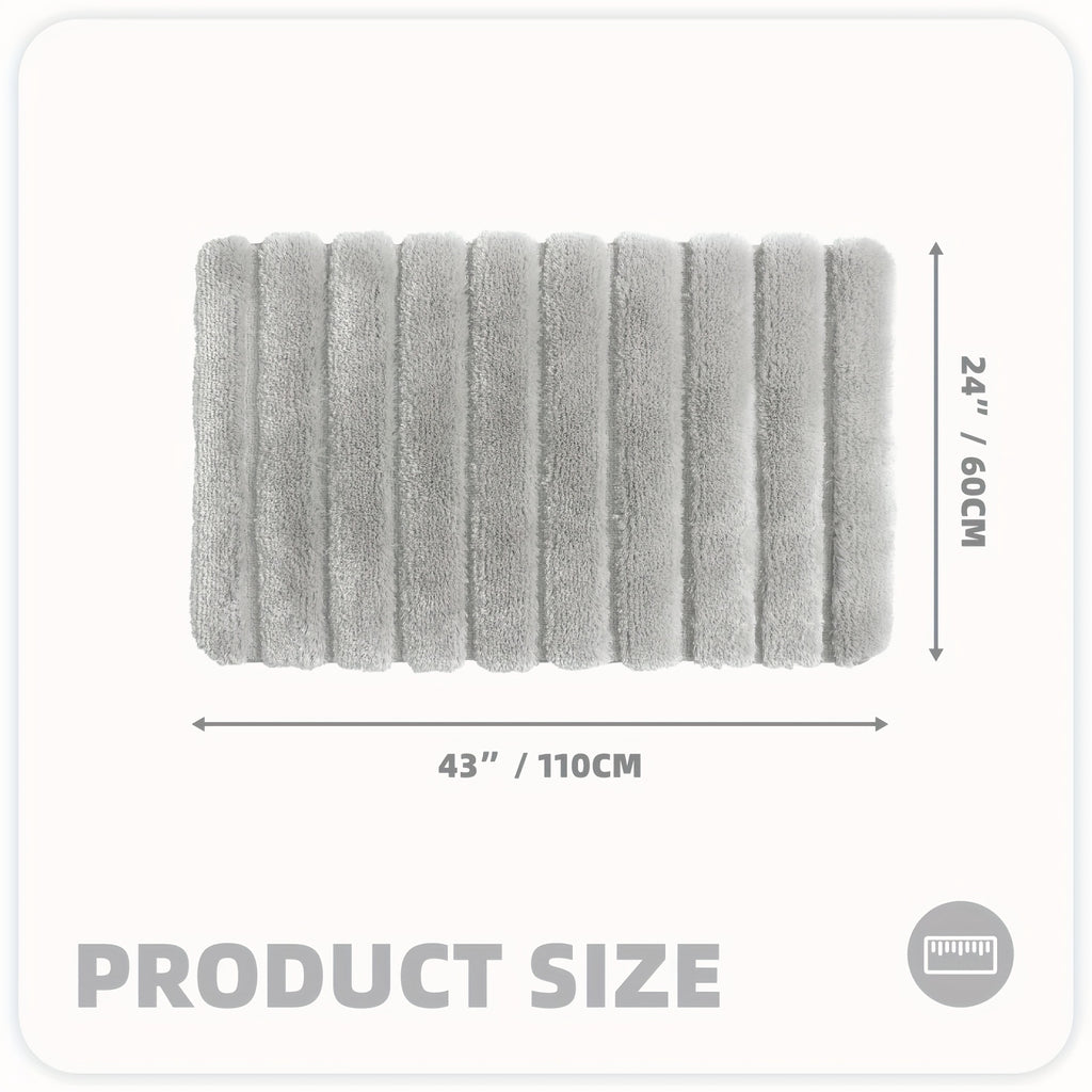 1pc Shower Mat, Super Soft Bath Mat, Bath Rugs Non Slip Washable, Thickened And Comfortable Bathroom Rug, Perfect For Bathroom Decor, Christmas Gifts, Bathroom Accessories, Home Decor
