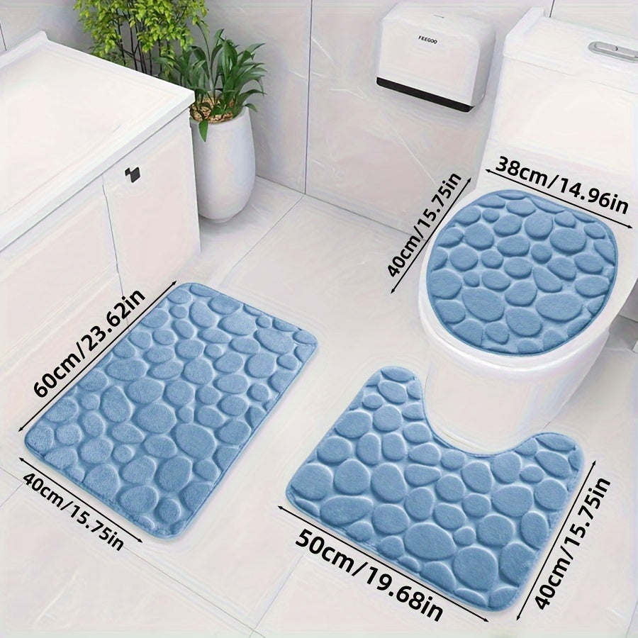 Carpet Bathroom Absorbent Non-Slip Mats, Bathroom Door Mat, Bathtub Floor Mat, Bedroom Carpet, Room Rug, Bathroom Anti-slip Mat, Washable Carpet, Carpet Floor Mat for Bedroom, Outdoor Entrance Floor Mat, Bathroom Accessories, Square Floor Mat, Soft and