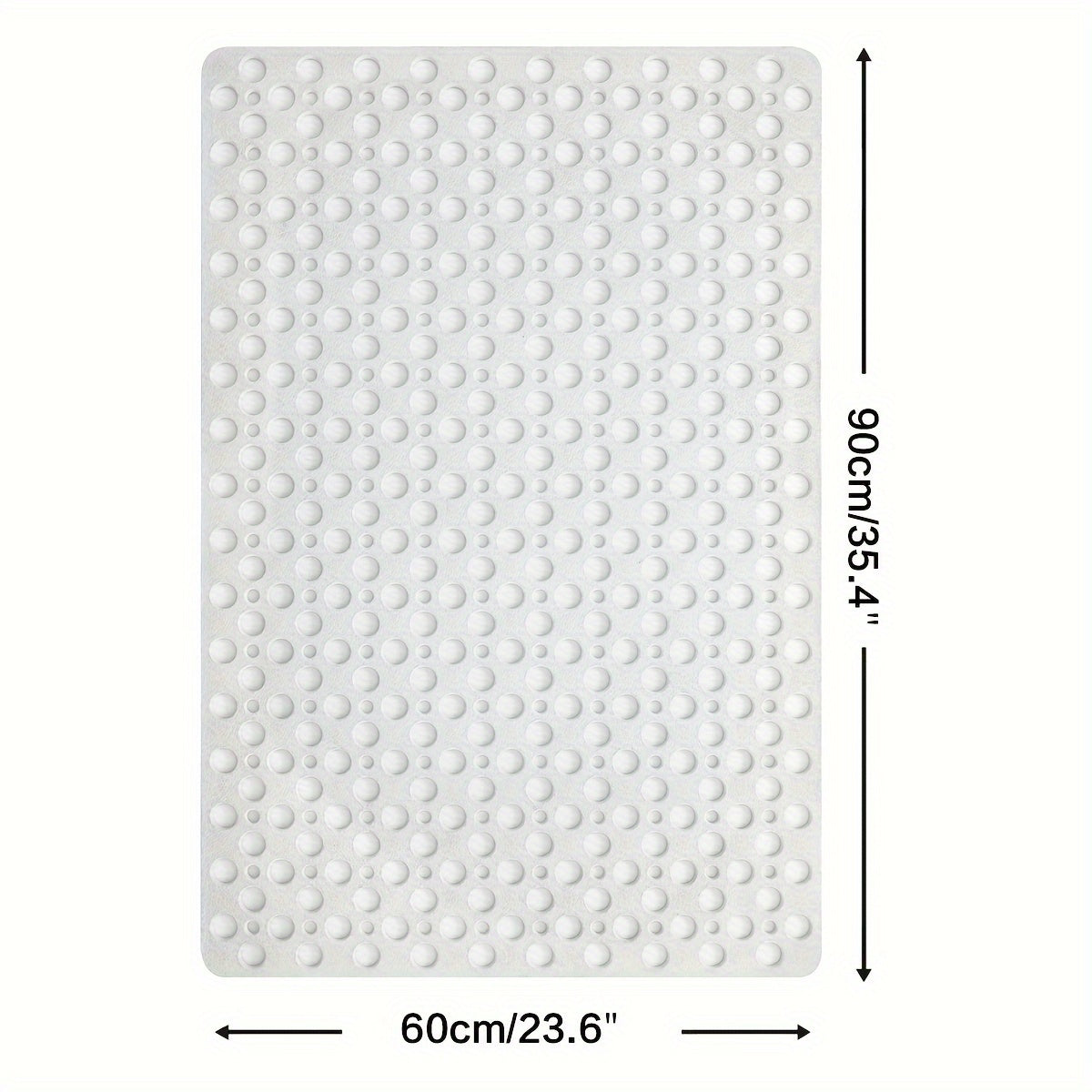 [Non-Slip Bathtub Mat with Suction] DAJIANG Non-Slip Bathtub Mat with Suction Cups - Easy Clean, Durable PVC Shower Rug for Bathroom Safety, Christmas/Halloween Gift Decoration