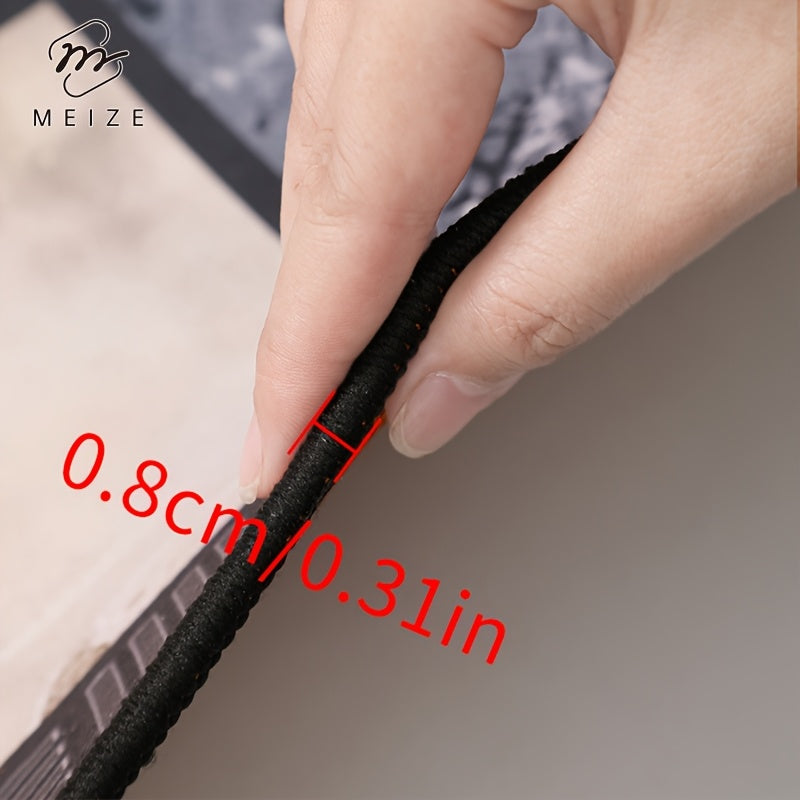 1 Meize brand simple solid color line welcome floor mat, water absorbing and anti slip door mat, soundproof and cooling foot mat, soft and delicate, suitable for doorways, corridors, entrances, bedrooms, kitchens, laundry rooms