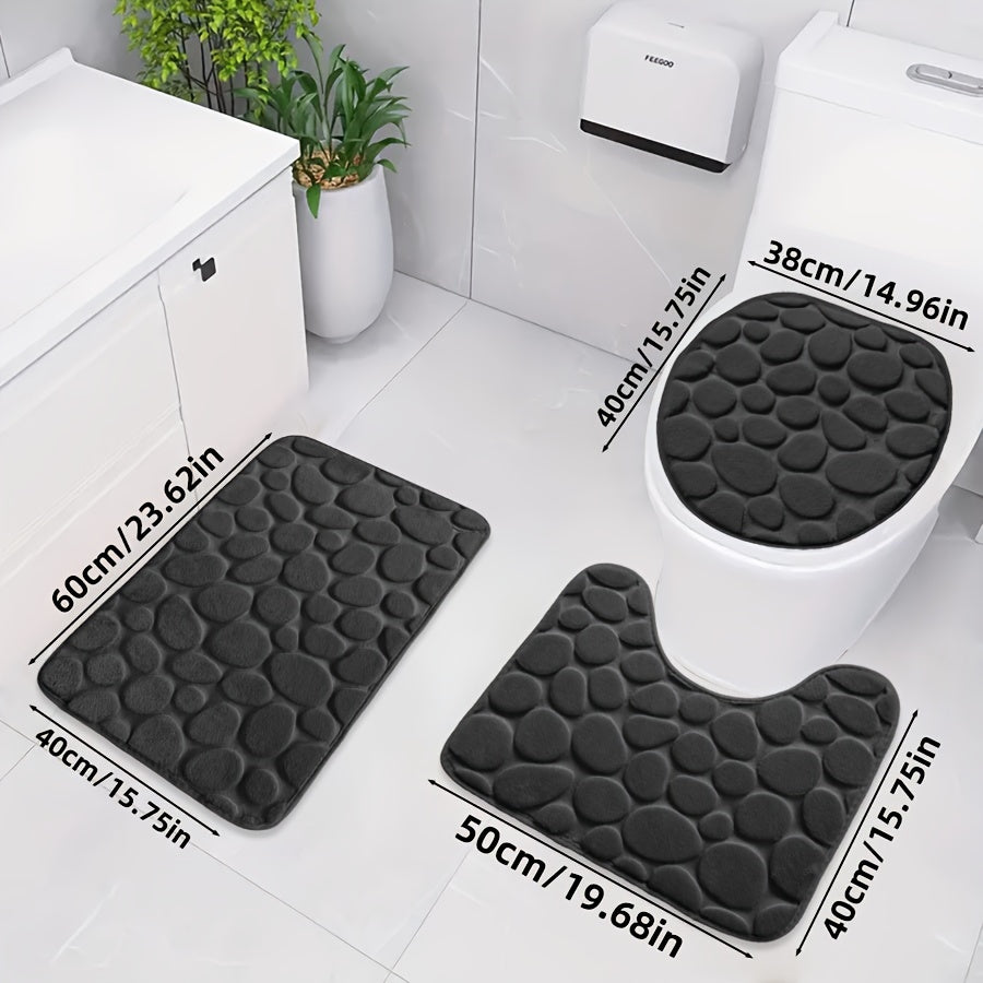 Carpet Bathroom Absorbent Non-Slip Mats, Bathroom Door Mat, Bathtub Floor Mat, Bedroom Carpet, Room Rug, Bathroom Anti-slip Mat, Washable Carpet, Carpet Floor Mat for Bedroom, Outdoor Entrance Floor Mat, Bathroom Accessories, Square Floor Mat, Soft and
