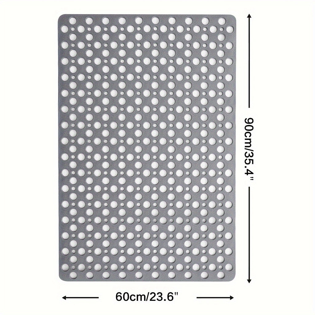 [Non-Slip Bathtub Mat with Suction] DAJIANG Non-Slip Bathtub Mat with Suction Cups - Easy Clean, Durable PVC Shower Rug for Bathroom Safety, Christmas/Halloween Gift Decoration