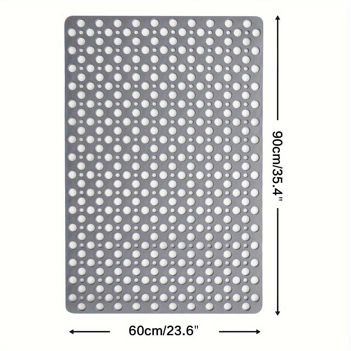 [Non-Slip Bathtub Mat with Suction] DAJIANG Non-Slip Bathtub Mat with Suction Cups - Easy Clean, Durable PVC Shower Rug for Bathroom Safety, Christmas/Halloween Gift Decoration