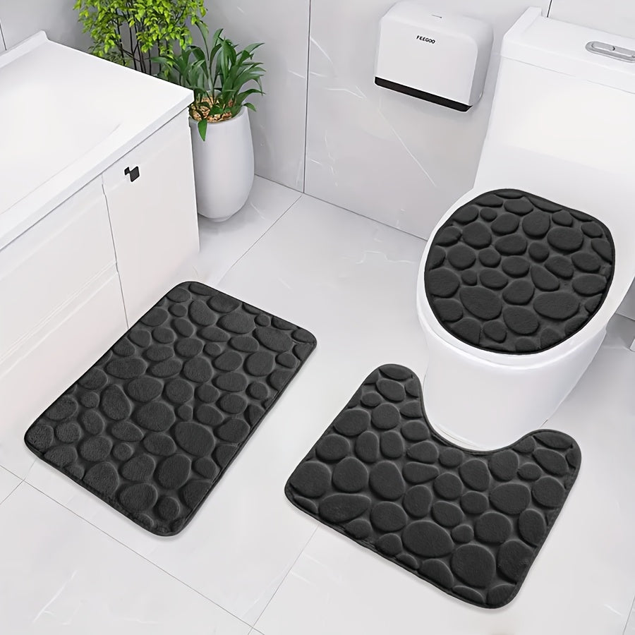 Carpet Bathroom Absorbent Non-Slip Mats, Bathroom Door Mat, Bathtub Floor Mat, Bedroom Carpet, Room Rug, Bathroom Anti-slip Mat, Washable Carpet, Carpet Floor Mat for Bedroom, Outdoor Entrance Floor Mat, Bathroom Accessories, Square Floor Mat, Soft and