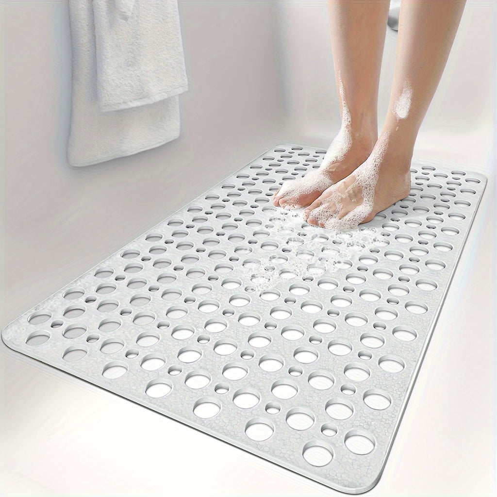 [Non-Slip Bathtub Mat with Suction] DAJIANG Non-Slip Bathtub Mat with Suction Cups - Easy Clean, Durable PVC Shower Rug for Bathroom Safety, Christmas/Halloween Gift Decoration