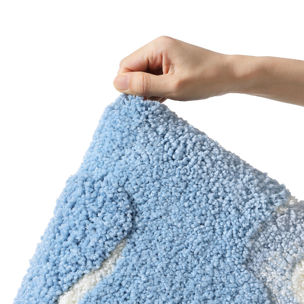 2PC Bathroom Mats Set,Soft Absorbent Bathroom Rug Floor Mats,Machine Washable Non-Slip Bathtub Mat, Summer Beach Design, Room Decor, For Sinks, Showers, Bathroom Accessories