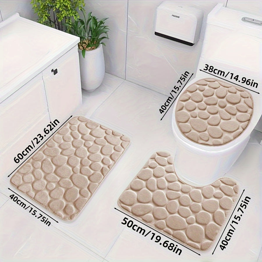 Carpet Bathroom Absorbent Non-Slip Mats, Bathroom Door Mat, Bathtub Floor Mat, Bedroom Carpet, Room Rug, Bathroom Anti-slip Mat, Washable Carpet, Carpet Floor Mat for Bedroom, Outdoor Entrance Floor Mat, Bathroom Accessories, Square Floor Mat, Soft and